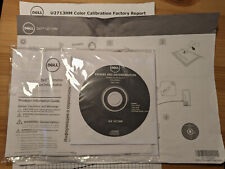 Documentazione originale CD Driver + manuali del monitor Dell U2713HM UltraSharp