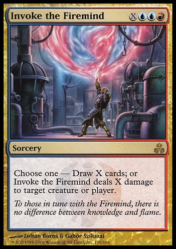 Mtg invoke the firemind exc - firemind,