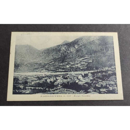 Cartolina bardonecchia borgo - bardonecchia,