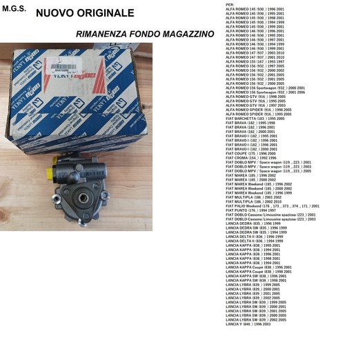 Pompa servosterzo idroguida - pompa,