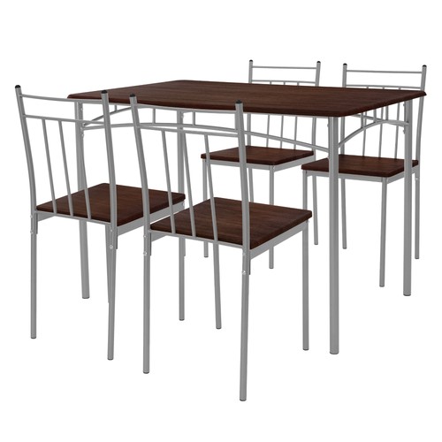 Set tavolo pranzo con 4 - tavolo, da