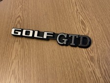 Scritta Fregio Golf GTD 191853687D Originale