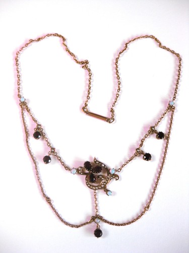 Antico collier oro rosa 585