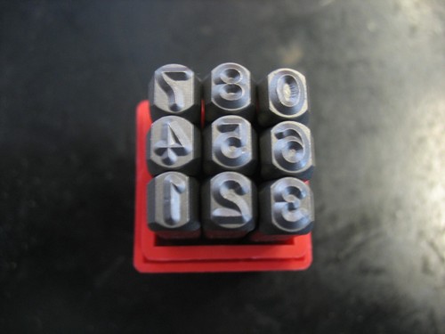 Punzoni acciaio numeri - punzoni,