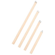  4 pezzi posatoi per pappagalli gabbia per uccelli trespolo in legno zampa del