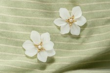 Flower earrings zara - zara, acrylic