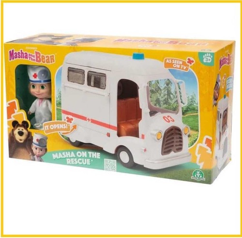 Masha orso ambulanza playset - masha,