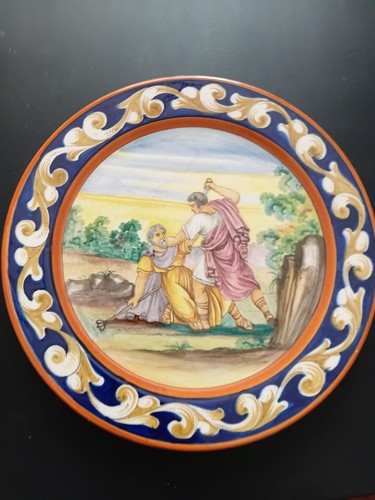 Piatto ceramica maiolica