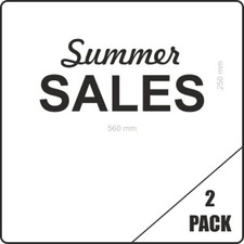 Vetrofania SALDI ESTIVI - 2