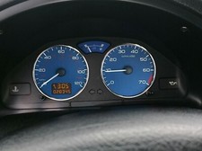 Per Citroen Saxo 1996-2003 Anelli Alluminio Strumenti Strumentazione 2 pezzi