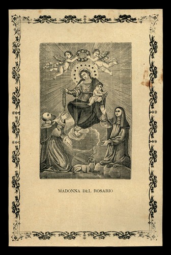 Santino stampa popolare - santino,