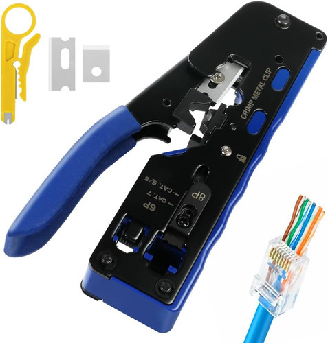 Pinza crimpatrice rj45 rete - pinza, di