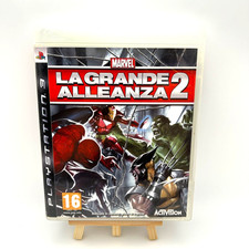 MARVEL LA GRANDE ALLEANZA 2 PlayStation 3 PS3 COMPLETO MANUALE ITALIANO