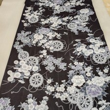 Kimono Yukata Nero per Adulti