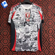 Maglietta Uomo Cartoon Anime Luffy One Piece Football Estiva Manga