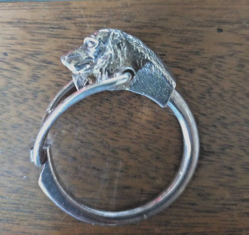 Vecchio portachiavi argento - portachiavi,