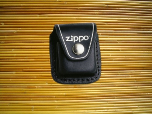 Zippo astuccio pelle nero - zippo,