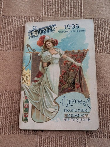 Calendarietto barbiere 1903 - da,