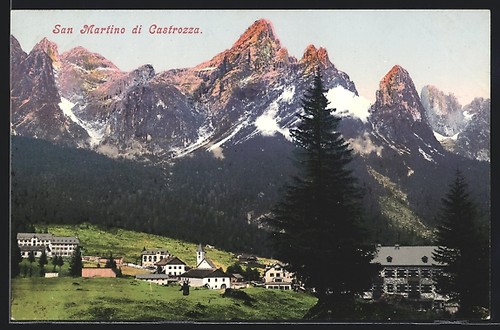 Cartolina san martino - cartolina, di
