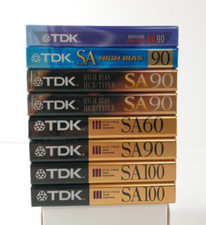 TDK SA 60 90 100 Nastri