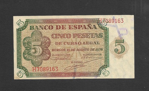 Pesetas 1938 serie - 5,