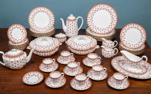 Spode fleur lys stoviglie - spode,