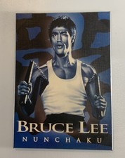 bruce lee Nunchaku Poster On