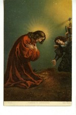 Jesus Prays in Garden of