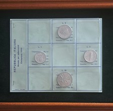 MONETE ITALIA - SERIE DIVISIONALE 1950 COMPLETA DI 4 MONETE IN LIRE