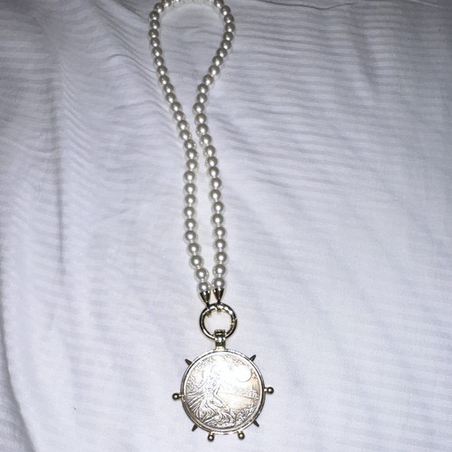 Collana perle imitazione - collana, di