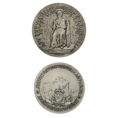 Medaglia san marino - medaglia,