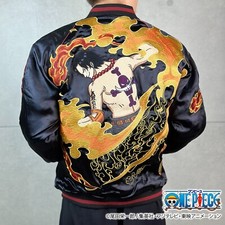 ONE PIECE × Karakuri Soul Ace × Barba Bianca Reversibile Sukajan NUOVO Giappone