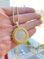 Ciondolo medaglione diamante