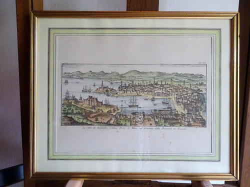 Gravure ancienne marseille - gravure, de