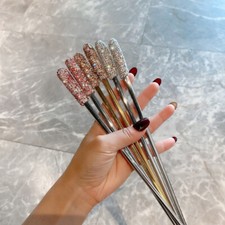 2PCS Bling Cristallo Metallo