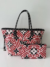 Louis Vuitton Edizione Limitata Crafty Giant Neverfull MM con Pochette Borsa a Mano