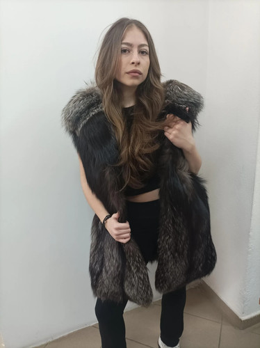 Gilet vera pelliccia di - gilet, in