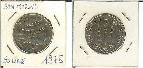 San marino lire 1975 - san, 50