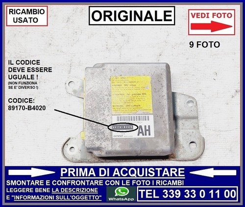 Centralina sensore airbag - centralina,