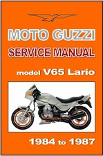 MOTO GUZZI Workshop Manual V65