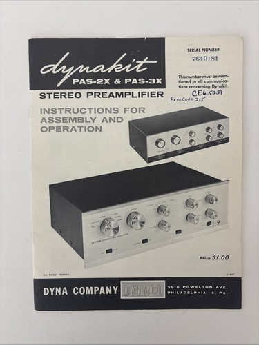 Dynakit pas 3 - pas-2, &