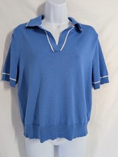 Polo donna M&S blu fiordaliso