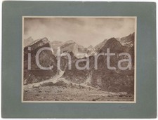 1920 ca BRESCIA - VALLE D'AVIO Malga Caldea - Foto G. GRANDONI 22x17 cm