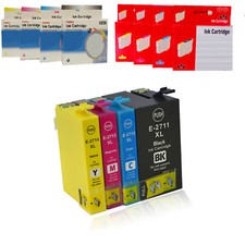 EPSON 2711-2714 CARTUCCE COMPATIBILI NO ORIGINALE BK C M Y 1 4 5 10 15 20 30