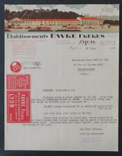 Fattura 1924 LIONE tegole