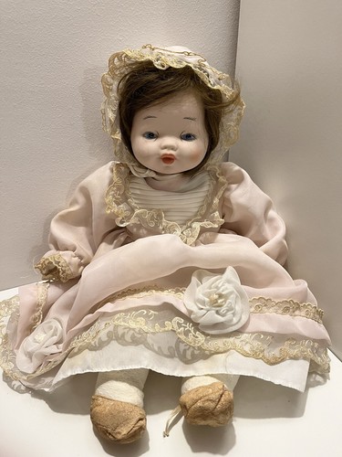 Bambola doll antica stoffa - antica,