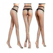 COLLANT A RETE VITA ALTA PANTYHOSE MOD SW-2 CALZE ELASTICIZZATE MAGLIA MEDIA