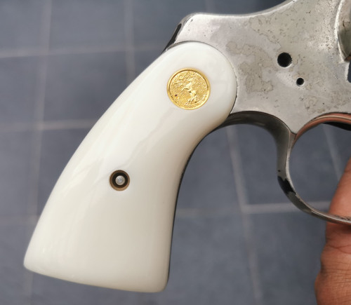 Resin ivory grips - ivory, for