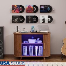 Vinyl Record Storage Cabinet