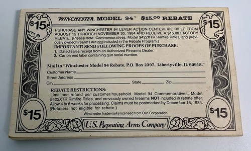 Vtg 1984 winchester model - winchester,